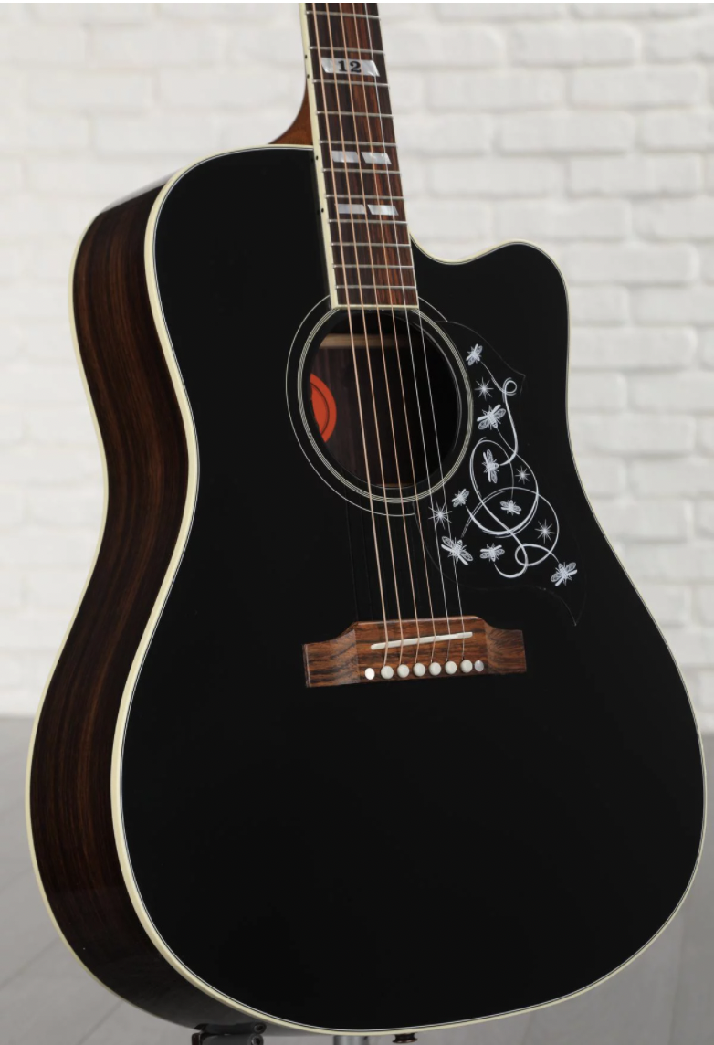 Gibson Acoustic Jerry Cantrell "Fire Devil" Songwriter Limited-edition Acoustic-electric Guitar - Ebony