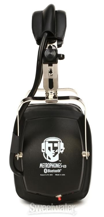 Metrophones Digital LCD Metrophones Isolating Metronome Headphones w/ Bluetooth