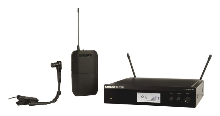 Shure BLX14R/B98 Wireless Horn System with Rackmountable Receiver and WB98H/C Cardioid Condenser Mic