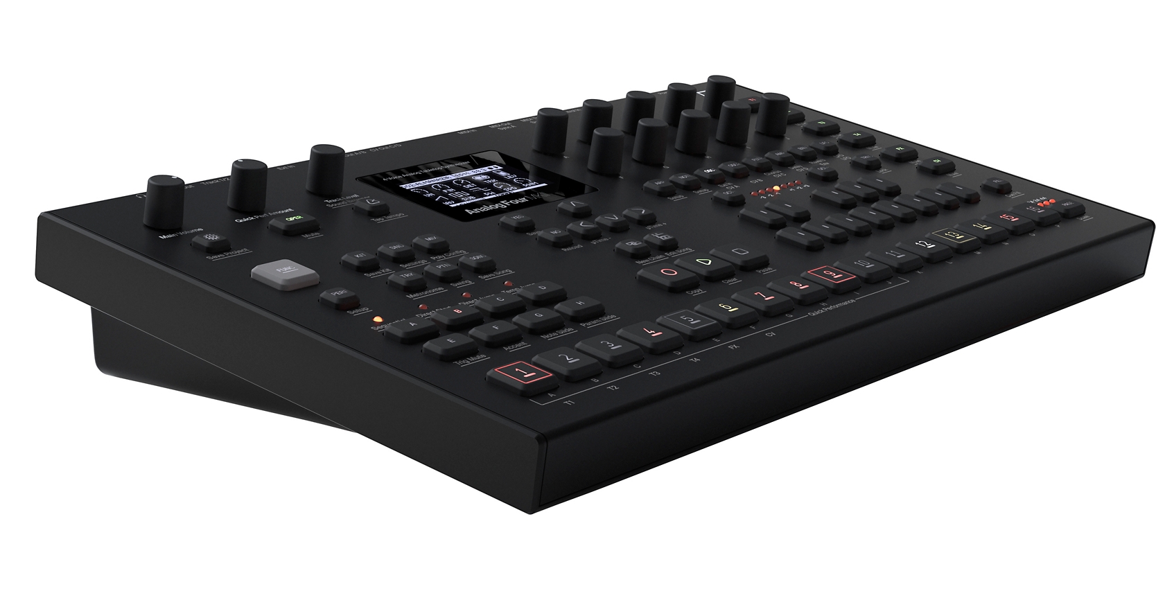 Elektron Analog Four MKII Tabletop Synthesizer, Black