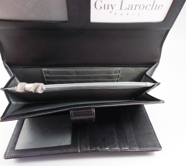 กระเป่าสตางค์ Guy Laroche ดำ ล็อค 2 ชั้น ใหม่ แท้