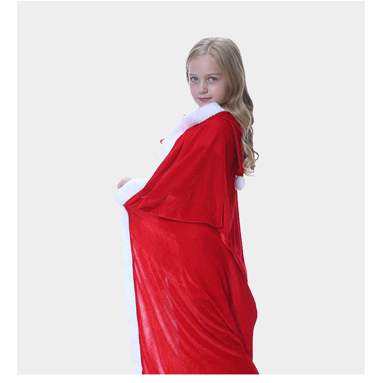 ผ้าคลุมคริสมาสสีแดง สำหรับใส่คลุมชุดคริสมาส เพื่อเพิ่มความสวยงาม Size 100, 120, 150