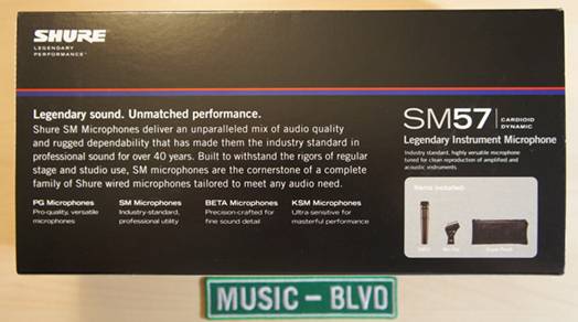 Shure SM57 Instrument/Vocal Mic