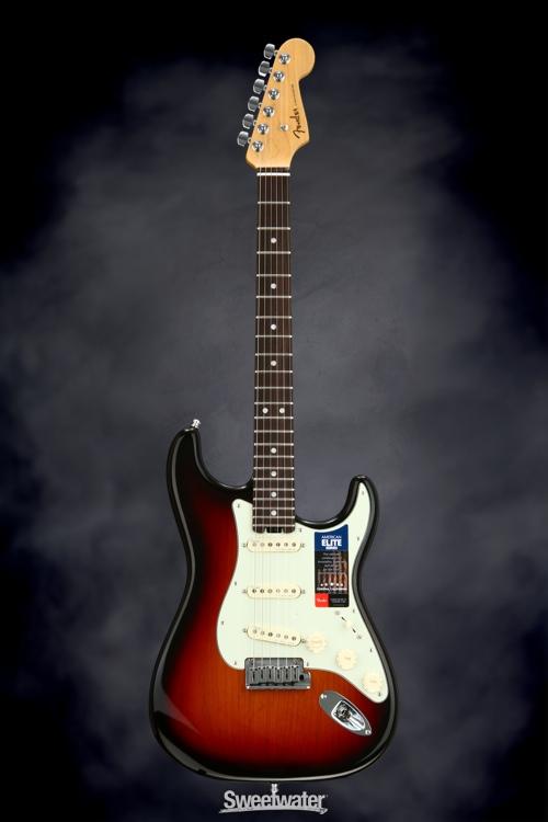 Fender American Elite Stratocaster, Rosewood - 3-Color Sunburst