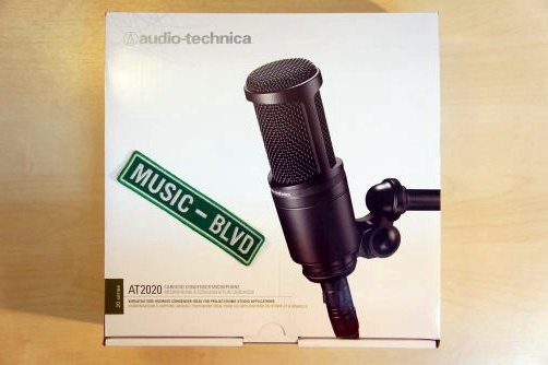 Audio-Technica AT2020 Large Diaphragm Cardioid Condenser Microphone