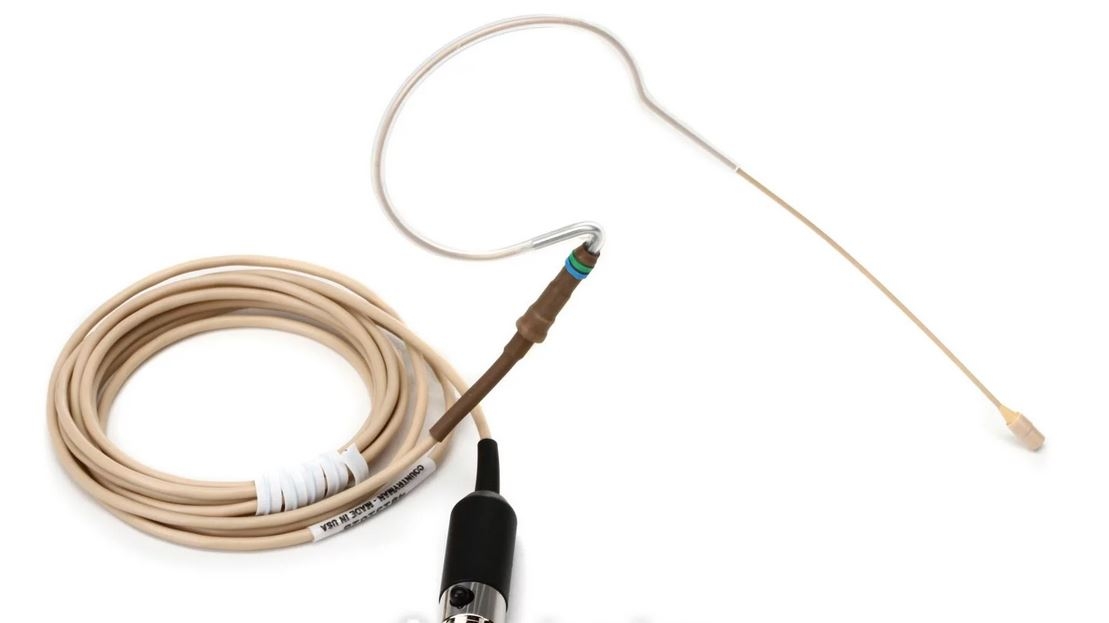 Countryman E6 Directional Earset for Shure - Vocals, Beige, 2mm