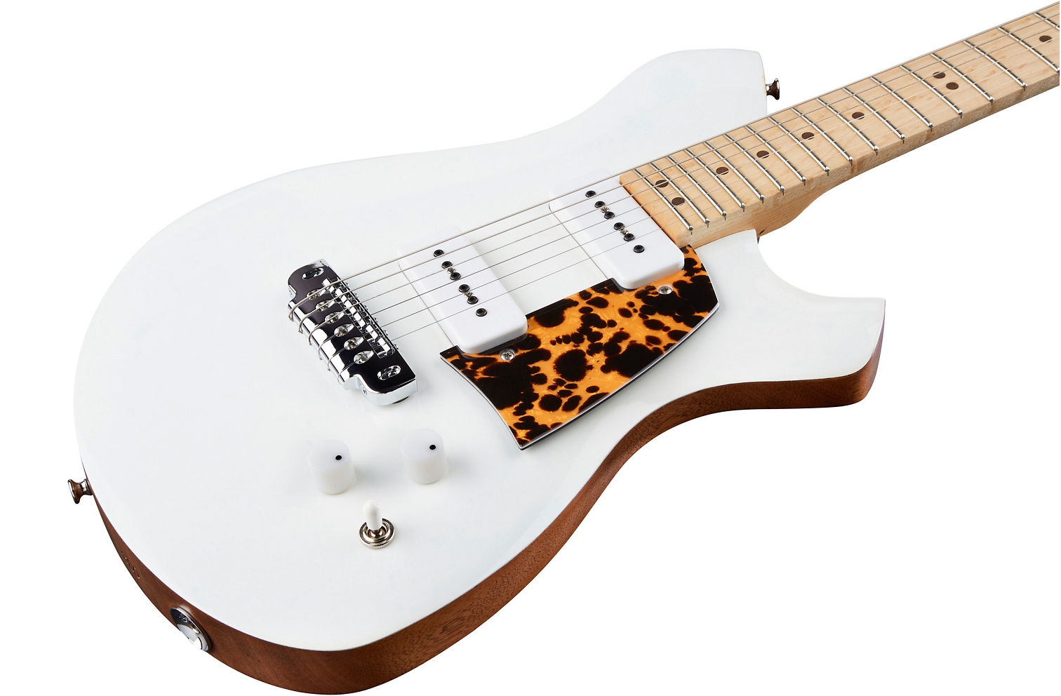 Malinoski HiTop P90 Electric Guitar - White