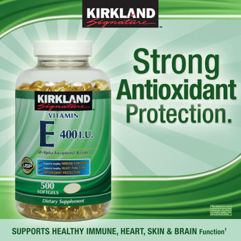 500 เจล Kirkland Signature Vitamin E 400 IU