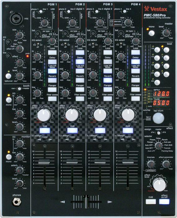 Vestax PMC-580Pro 4-Channel Digital DJ mixer