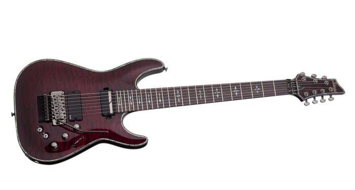 Schecter Guitar Research Hellraiser C-7 with Floyd Rose Sustaniac Electric Guitar