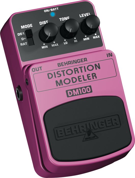 Behringer Distortion Modeler DM100 Guitar/Bass Effects Pedal
