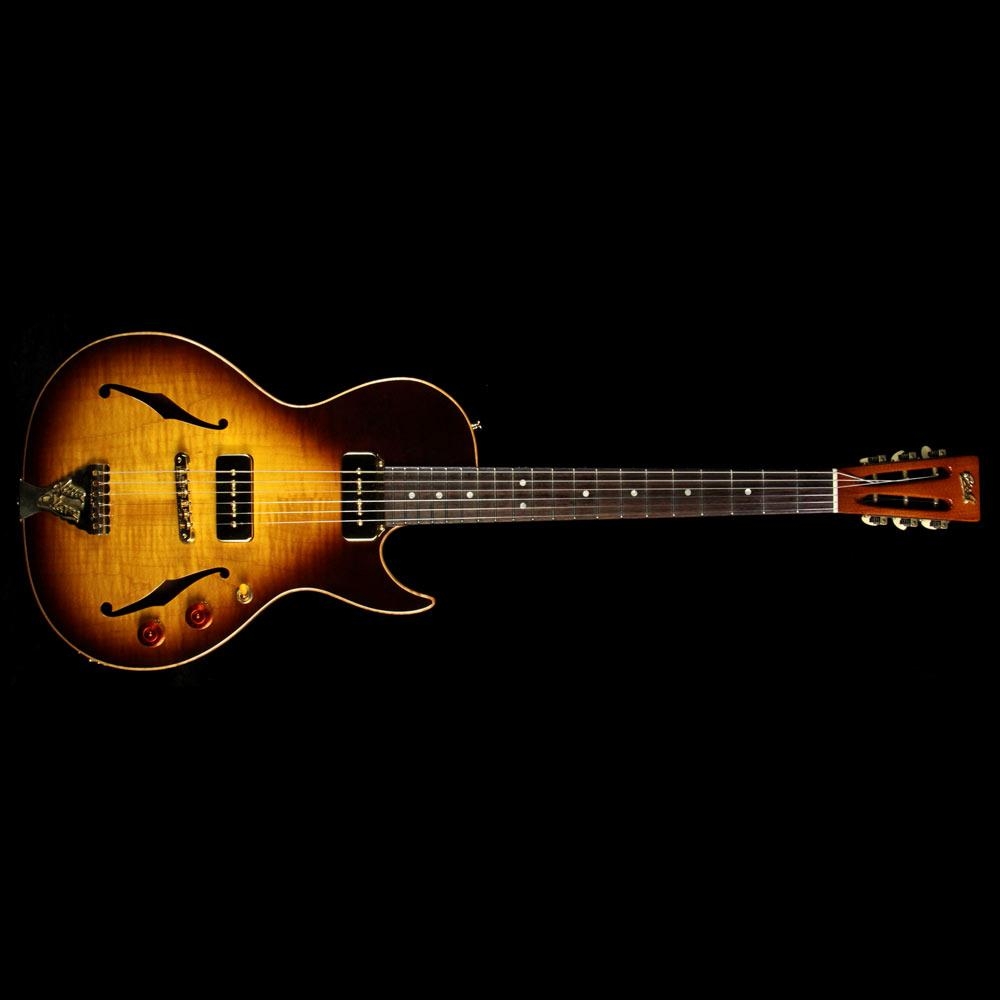 B&G Guitars Little Sister Crossroads Cutaway Electric Guitar - Tobacco Burst