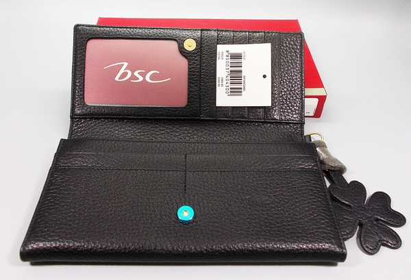 กระเป๋าสตางค์ bsc ดำ ใหม่ แท้