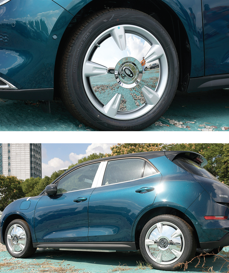 ฝาครอบล้อโครเมี่ยมชุบไฟฟ้า ทั้งหมด 4 ชิ้น รถยนต์ไฟฟ้า ORA Good Cat