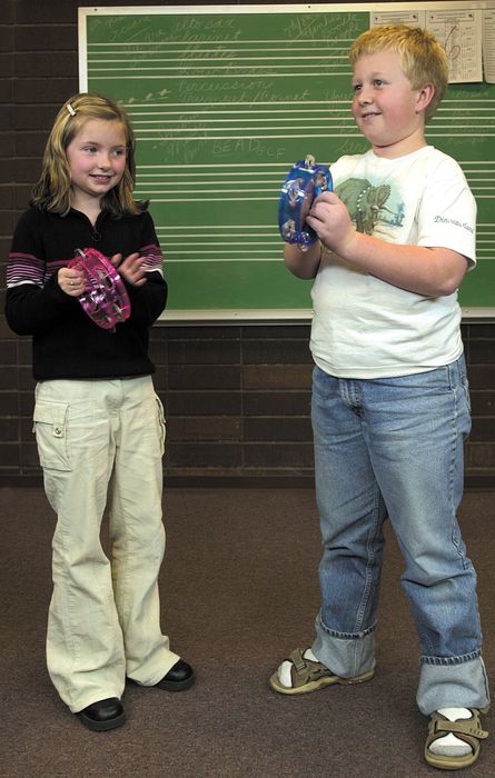 LMI Transparent Tambourine with Head