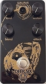 Walrus Audio Deep Six Compressor - Black and Gold