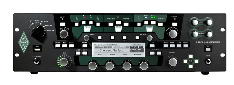 Kemper Profiler PowerRack 600W Guitar Rack Head + Remote Bundle