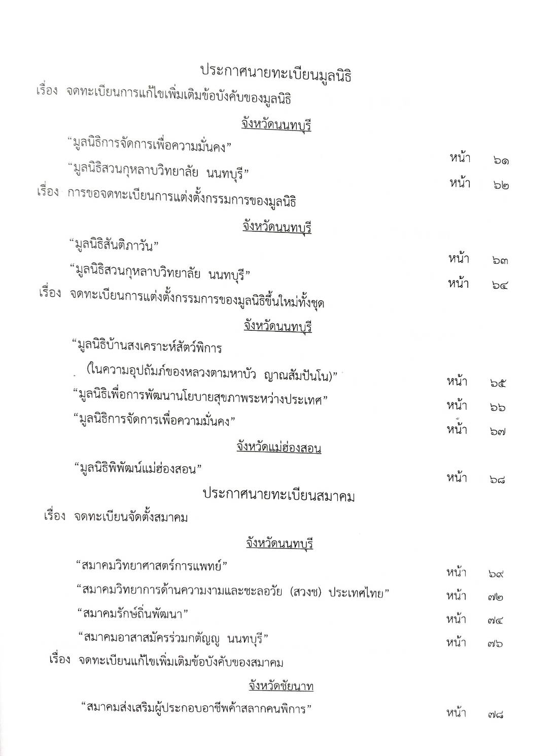 กฎหมายใหม่ ตอนที่ 142/73 รวมประกาศ ฯ