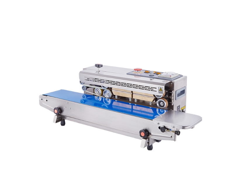 เครื่องซีลสายพานต่อเนื่องแบบฮิตเตอร์คู่