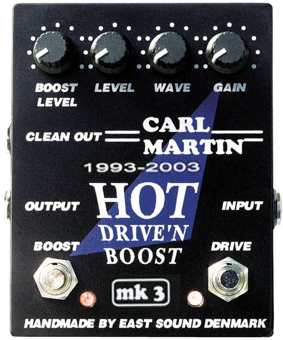 Carl Martin Hot Drive N Boost mk 3 Pedal