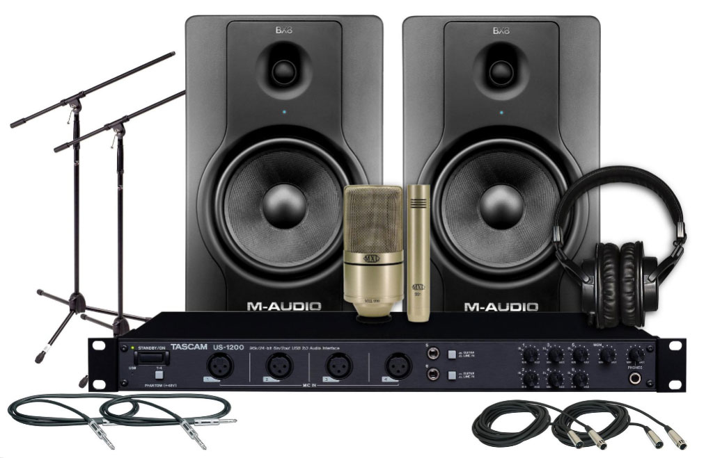TASCAM US-1200 BX8 MXL Package