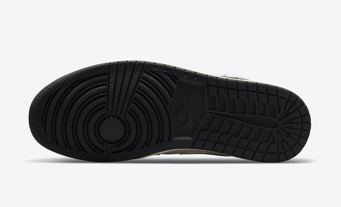 Nike Air Jordan 1 Low Paint Splatter Brushstroke Swoosh