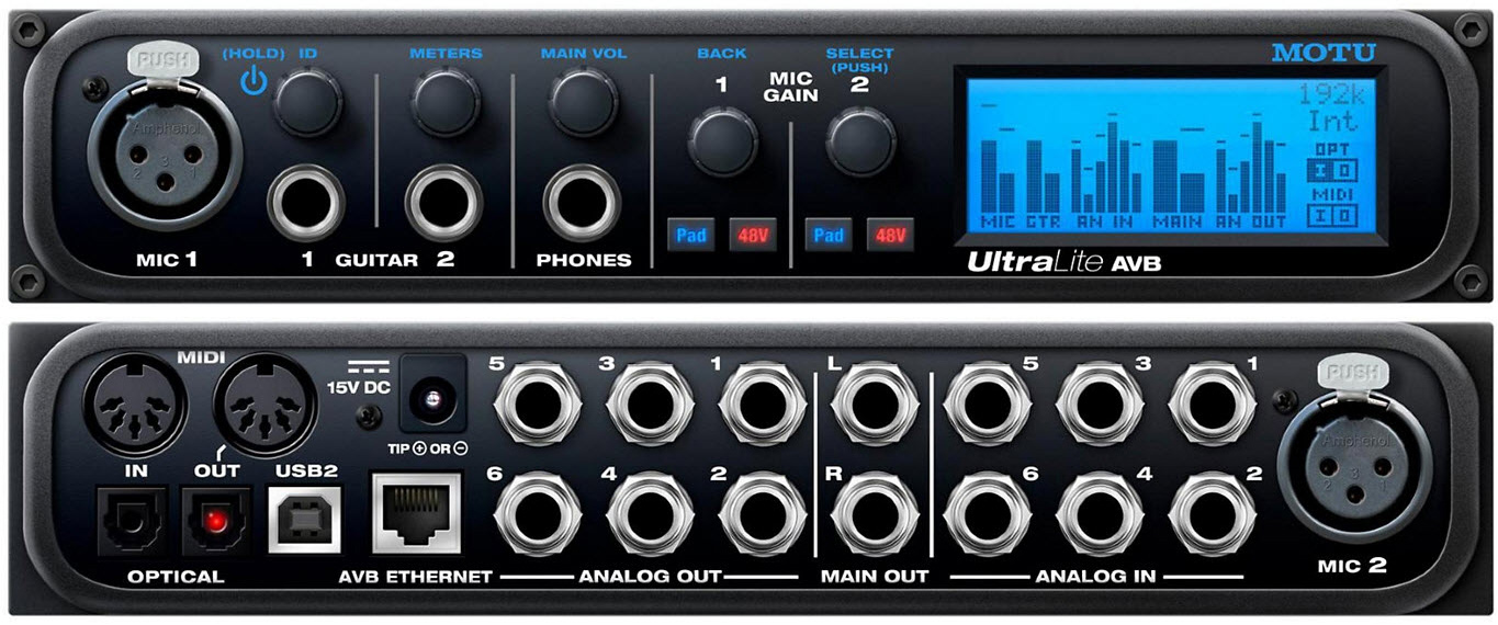 MOTU UltraLite AVB Audio Interface