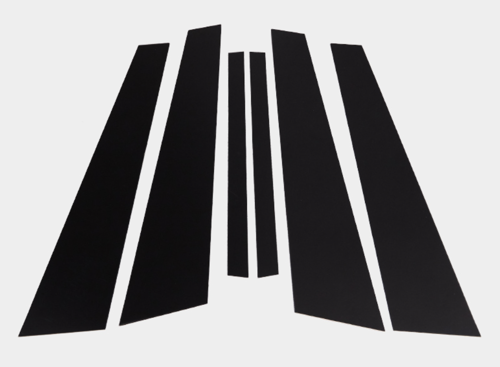 สติ๊กเกอร์แต่งรถ สติ๊กเกอร์เคฟล่า แผ่นติดเสาประตู สำหรับรถยนต์ไฟฟ้า NETA V , NETA V pro