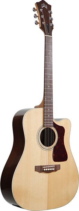 Guild D-50CE Standard Cutaway Acoustic-Electric Guitar Natural