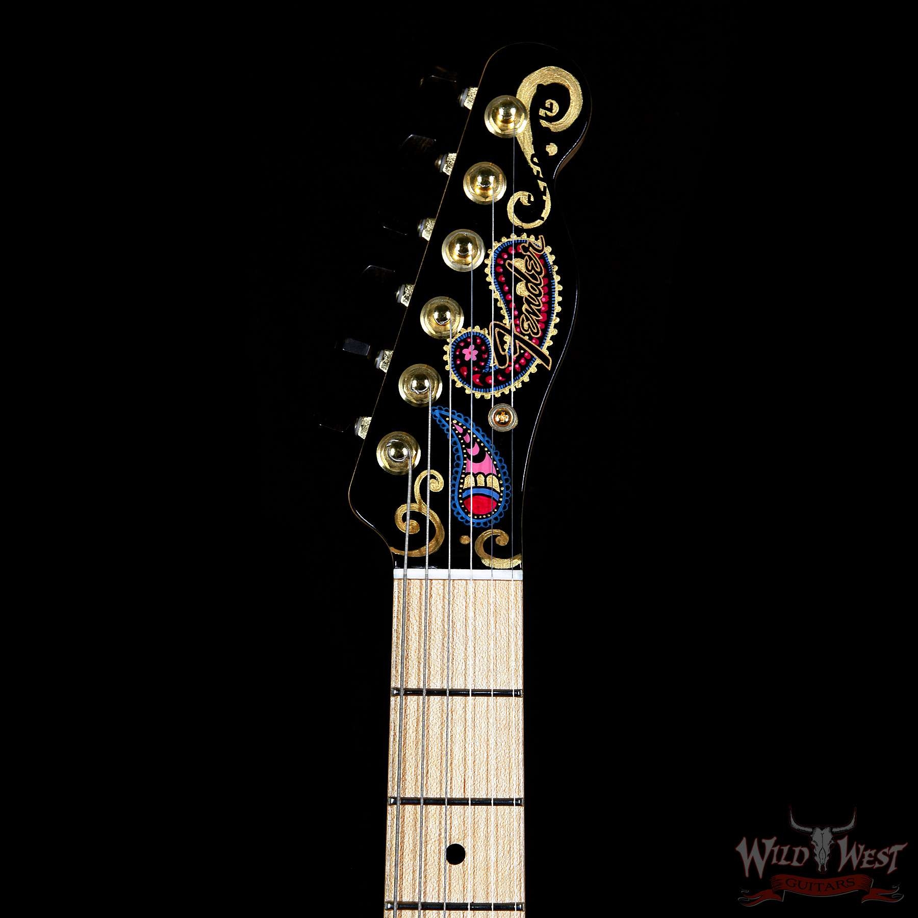 Fender Custom Shop Masterbuilt Hand Painted Paisley Telecaster NOS Artwork By Sarah Gallenberger Built by Greg Fessler