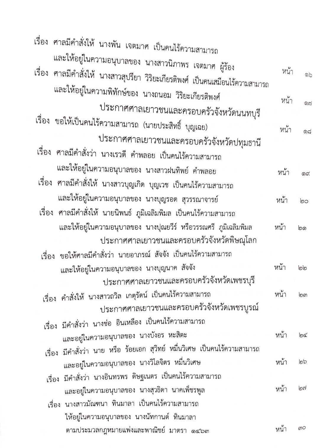 กฎหมายออกใหม่ ตอนที่ 19/2568 ประกาศสมาคมการค้าฯ ประกาศศาลเยาวชนและครอบครัวจังหวัด.. และสมาคม มูลนิธิ