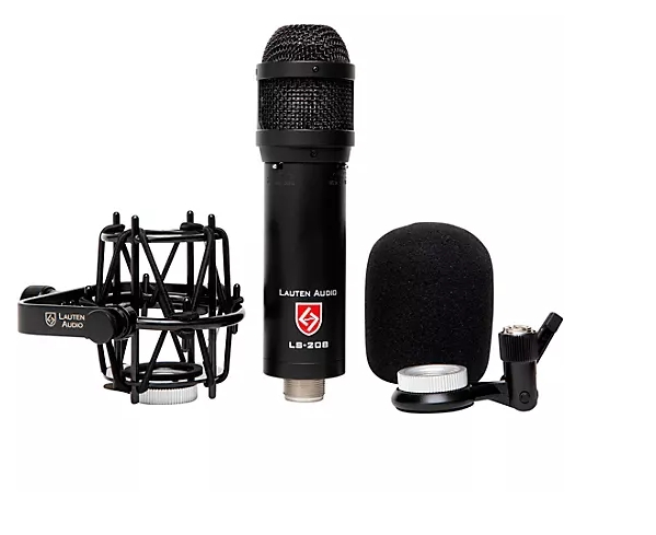 Lauten Audio LS-208 Front Address Large-diaphragm Condenser Microphone Black