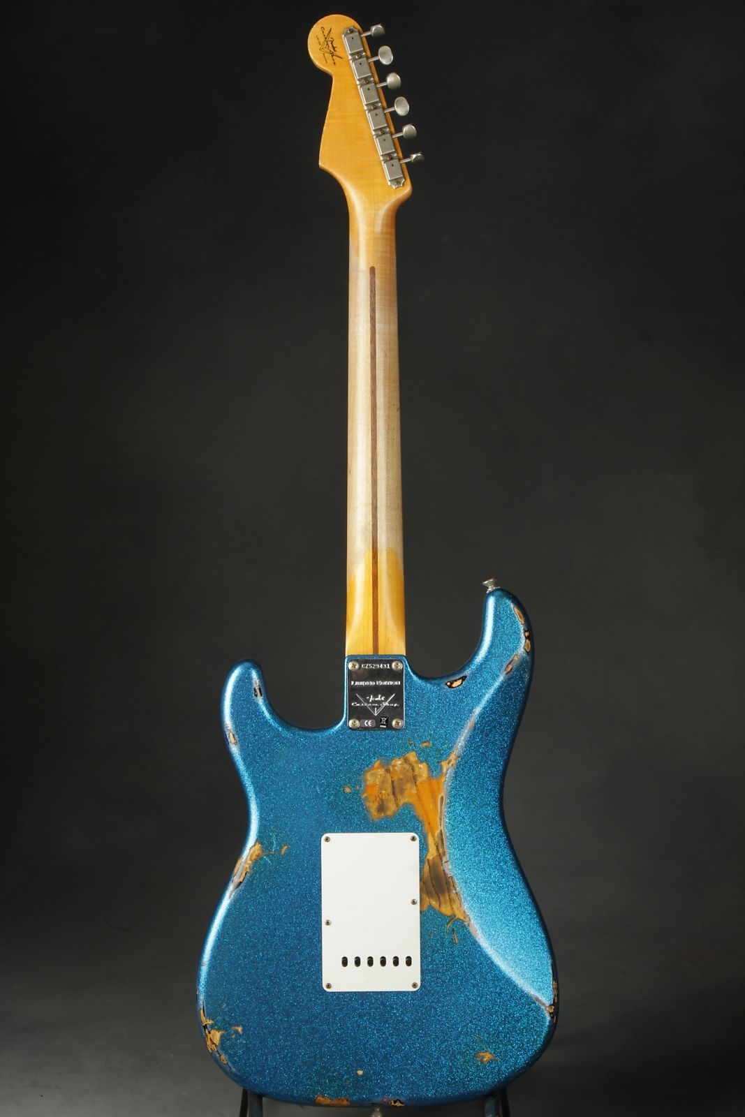 Fender Custom Shop LTD 1956 Stratocaster Heavy Relic - Blue Sparkle Over Two Tone Sunburst