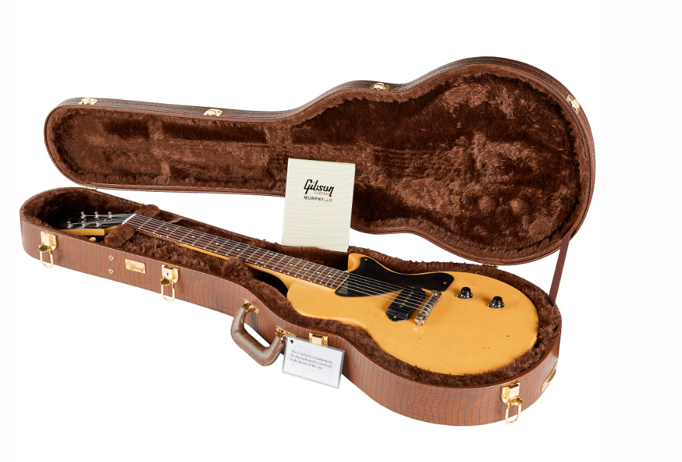 Gibson Custom Murphy Lab 1957 Les Paul Junior Single Cut Reissue Heavy Aged Electric Guitar TV Yellow