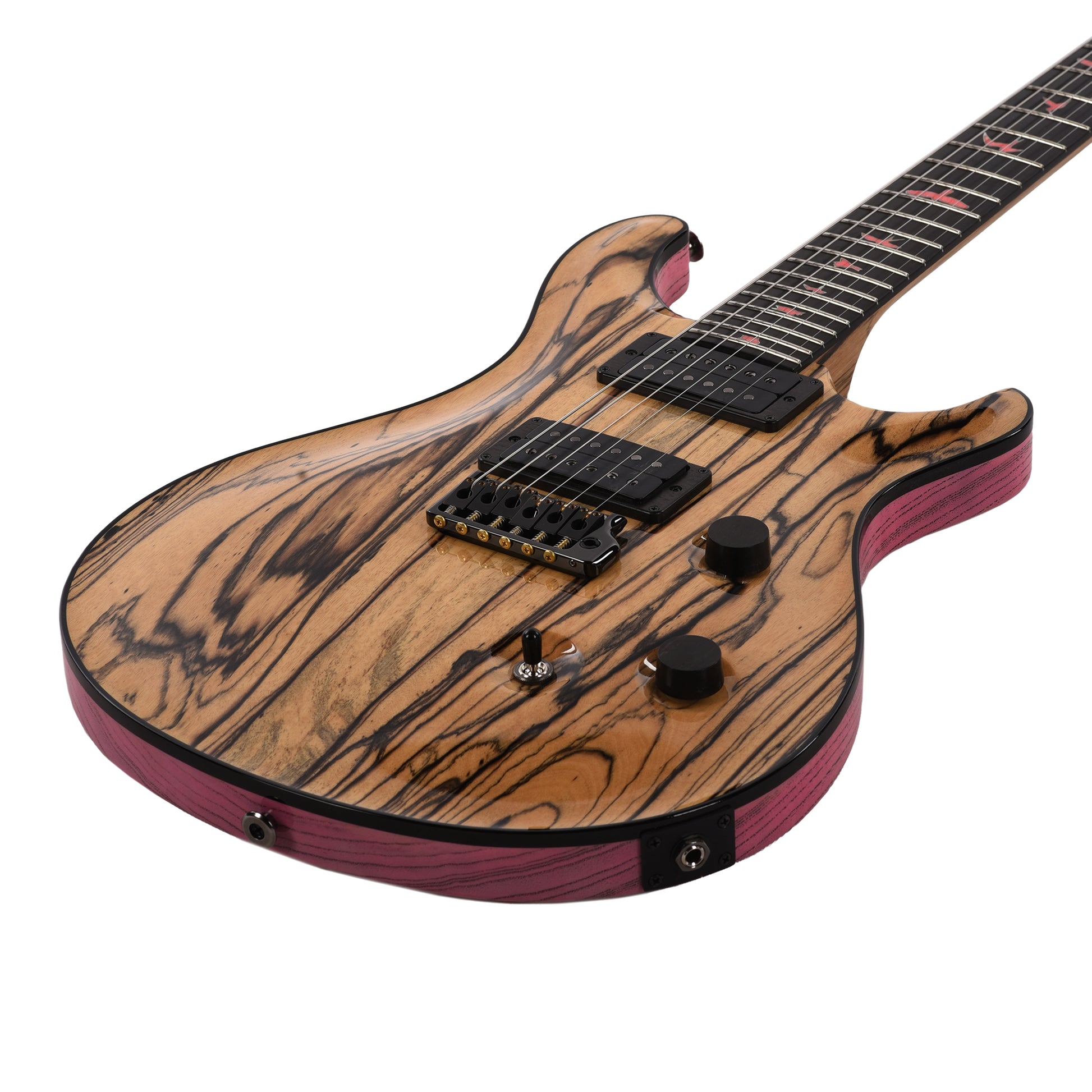 PRS Private Stock Custom 24 Pale Moon Ebony/Swamp Ash Natural w/Pale Moon Ebony Neck & Ebony Binding