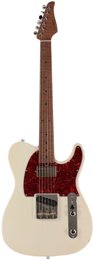 Suhr Select Classic T HS Roasted, Flamed, Swamp Ash, Olympic White