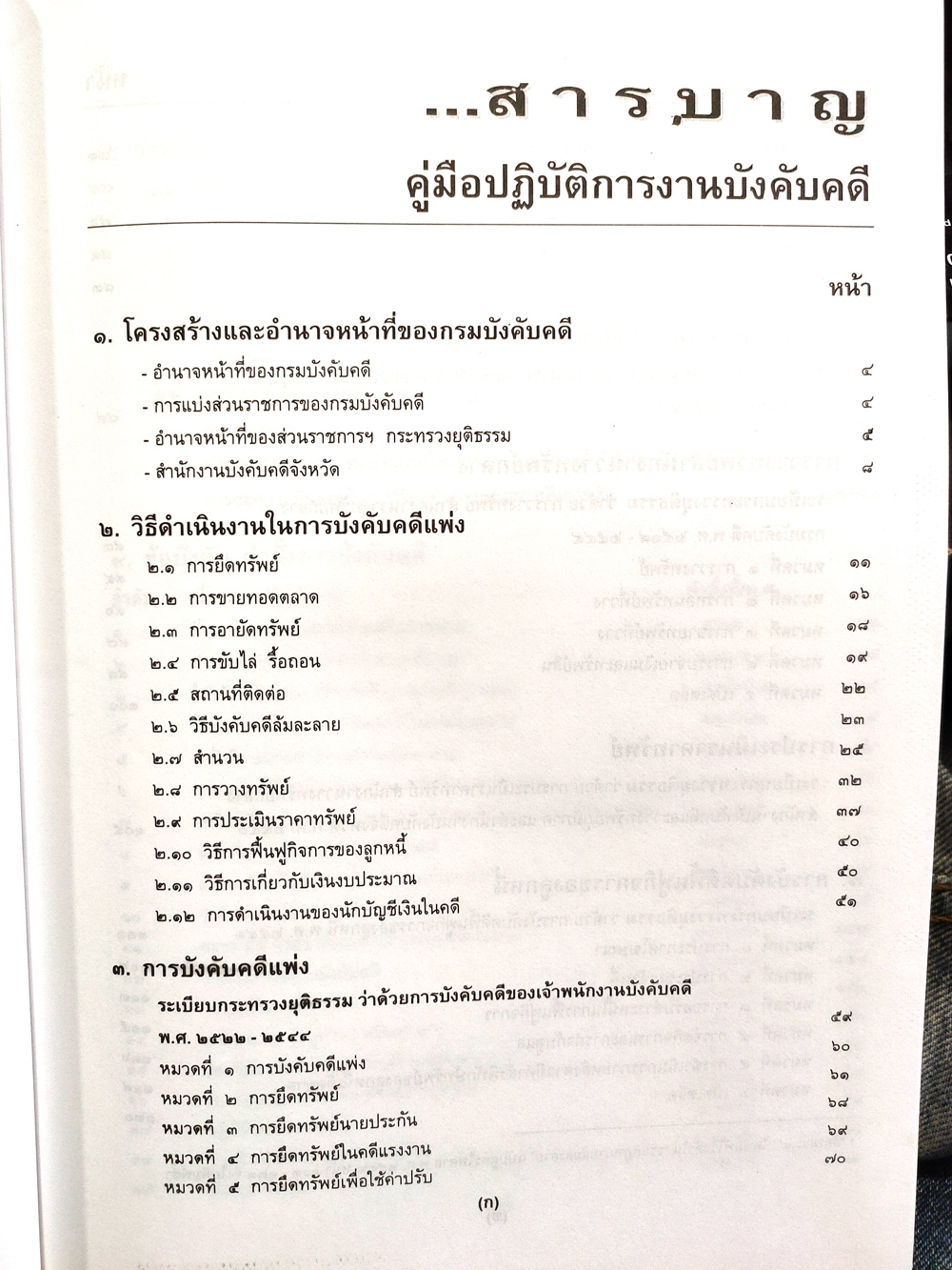 คู่มือปฏิบัติงานบังคับคดี : คดีแพ่ง คดีล้มละลาย คดีฟื้นฟูกิจการลูกหนี้ (ปกมีตำหนิ)
