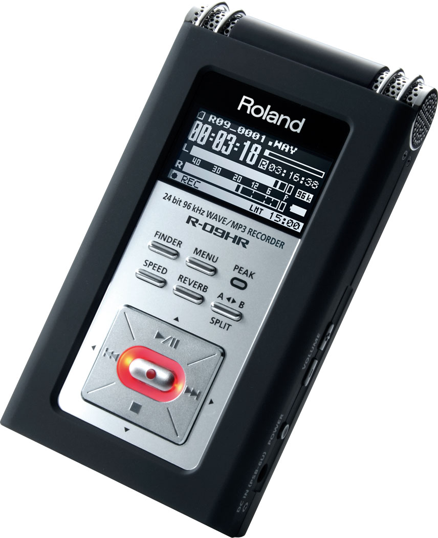 Roland R-09HR High-Resolution WAVE/MP3 Recorder