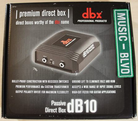dbx dB10 Passive Direct Box