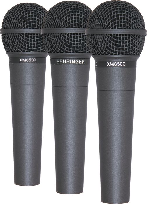 Behringer XM8500 Mic 3-Pack