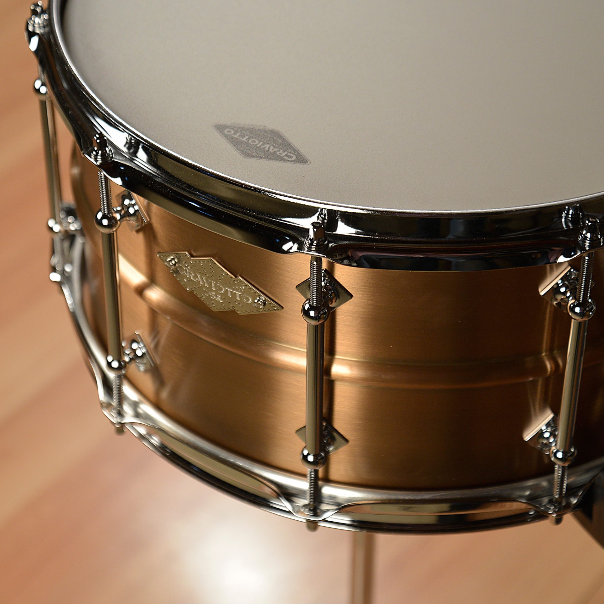 Craviotto 7x14 Masters Bronze Snare Drum