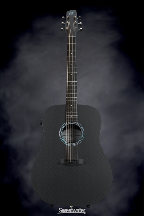 Composite Acoustics Legacy Dreadnought Acoustic-Electric - Satin Back, Raw Carbon Fiber Top