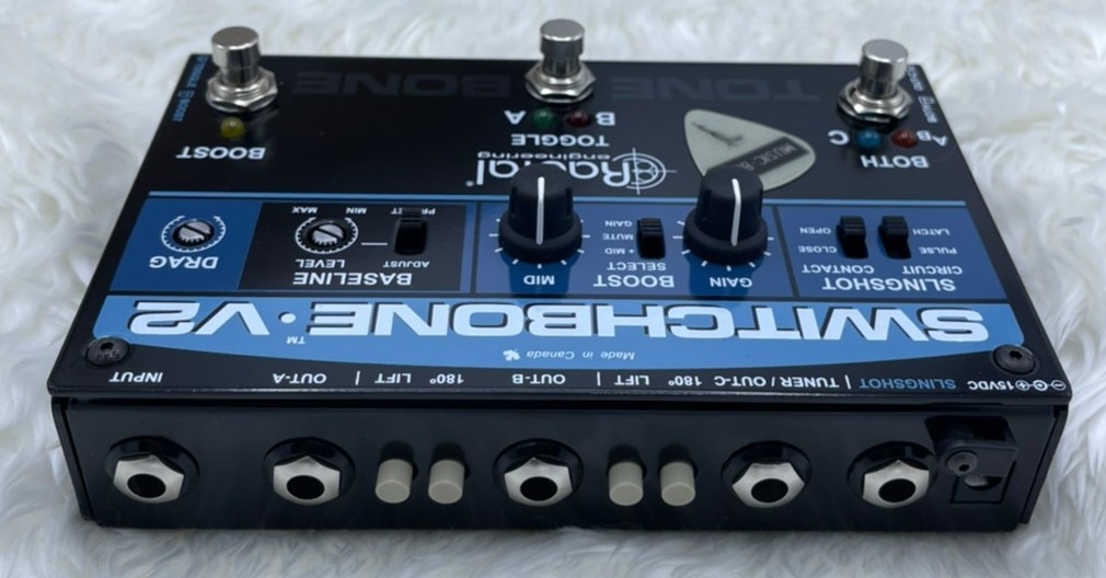 Radial Engineering Switchbone V2 ABY/C Amp Selector and Booster Pedal