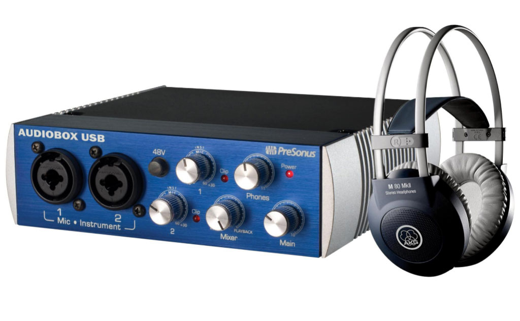 PreSonus AudioBox USB 2x2 AKG Package