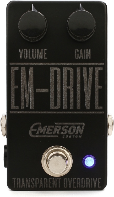 Emerson Custom EM-Drive Transparent Overdrive - Limited-edition Stealth Black