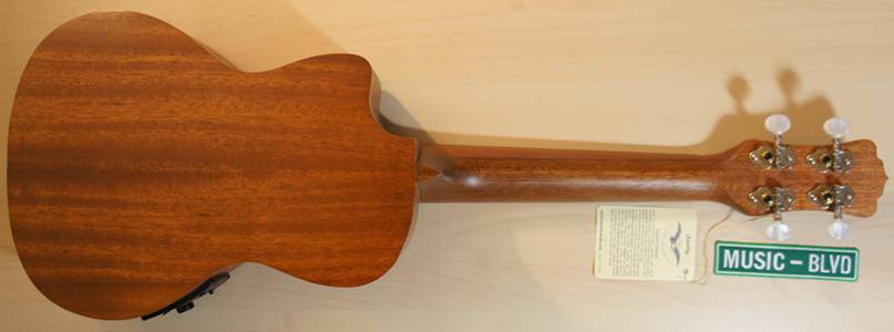 Luna Guitars Tattoo Concert Ukulele w/ Preamp