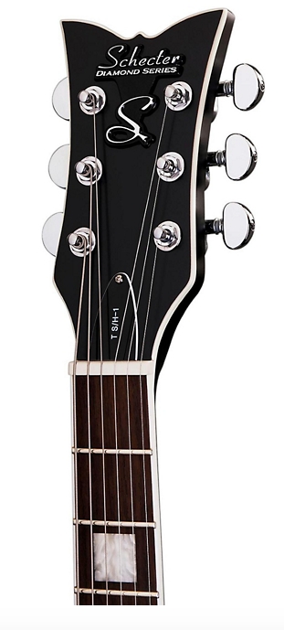 Schecter Guitar Research TSH-1B Semi-Hollow Body Electric Guitar