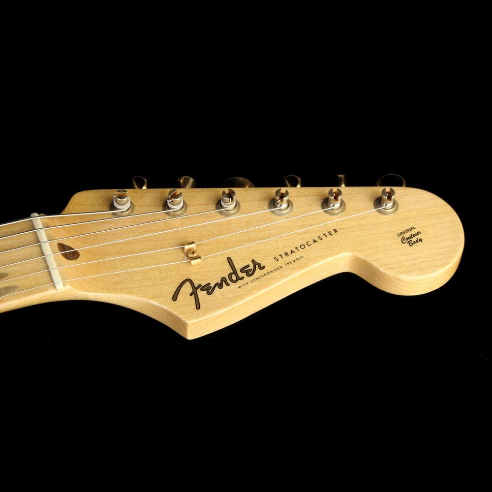 Fender Custom Shop 1957 Stratocaster Heavy Relic Electric Guitar - Gold Sparkle over Red Base