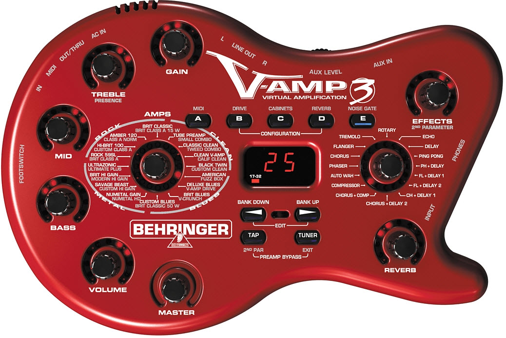 Behringer V-Amp 3 Guitar Multi Effect Processor