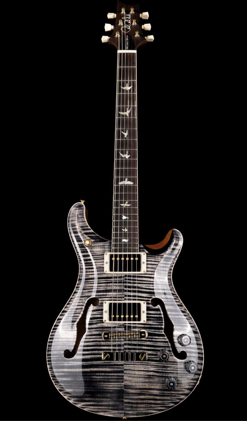 PRS McCarty 594 Hollowbody II Flame Maple 10 Top Rosewood Board Charcoal